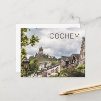 Cochem Moselle Panorama Alemania Souvenir