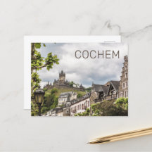 Cochem Moselle Panorama Alemania Souvenir