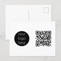 Código QR promocional de la empresa con logotipo c