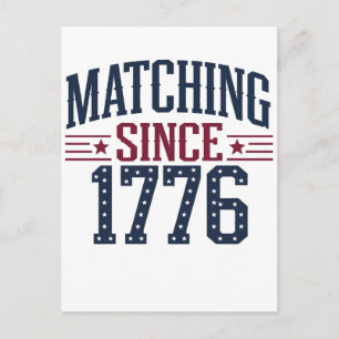 Postal Festiva Coincidiendo Desde 1776 250 Aniversario 4 de Julio