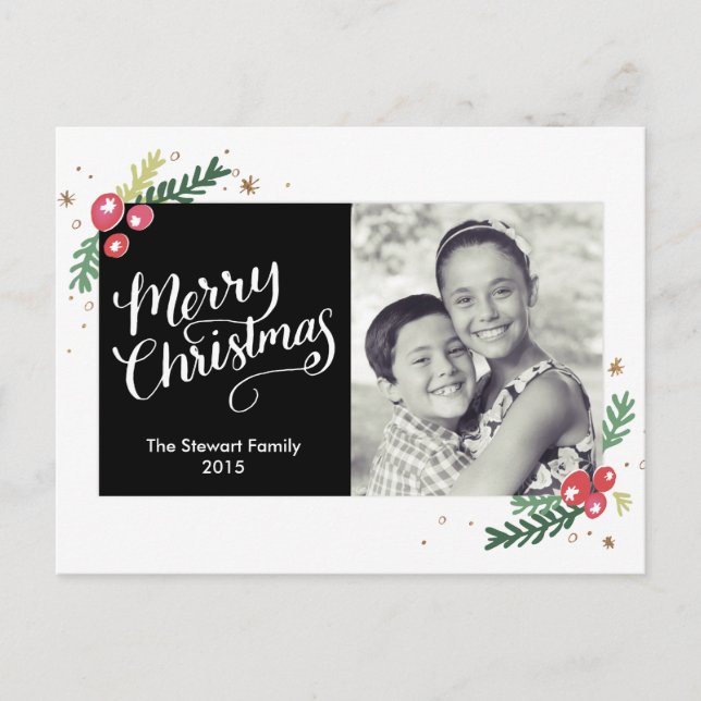 Postal Festiva Colección de follaje festivo (Anverso)