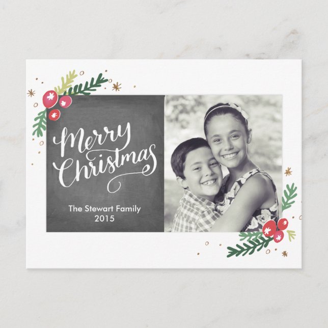 Postal Festiva Colección de follaje festivo (Anverso)