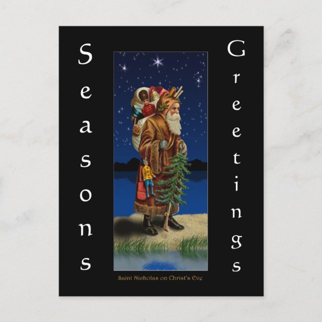 Postal Festiva Colección de navidades (Anverso)