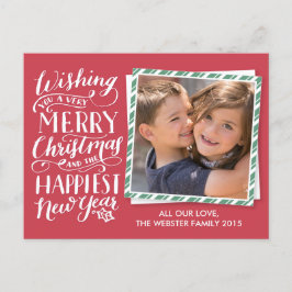Postal Festiva Colección de Navidades por carta