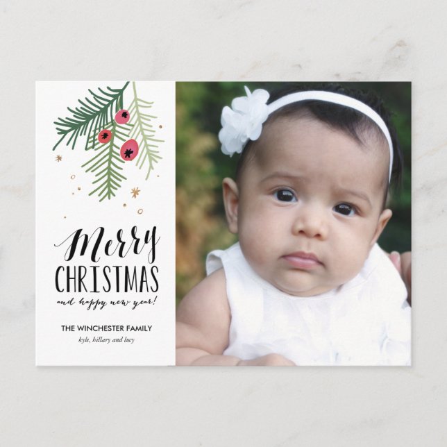 Postal Festiva Colección Merry Berry (Anverso)