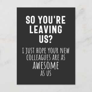 Postal Festiva colega despedida, jubilación, colega, adiós,