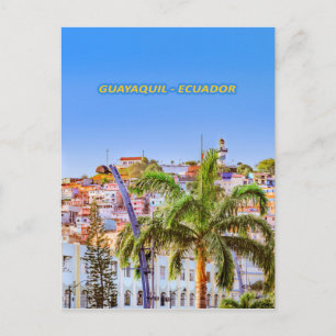 Postal Festiva Colina Santa Ana, Poster Guayaquil impreso