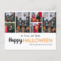 Collage de fotos Halloween de calabaza boina jack-