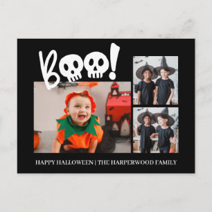 Postal Festiva Collage de fotos múltiples moderno Feliz Halloween
