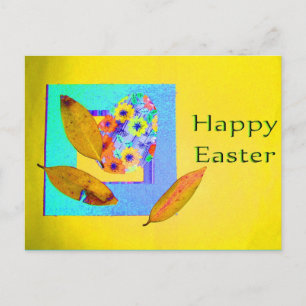 Postal Festiva Collage de huevos de Pascua - Personalizado