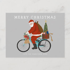 Postal Festiva Color de un Personalizado de bicicleta ilustrado e