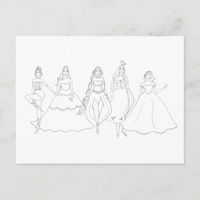 Postal Festiva Colores (Anverso)