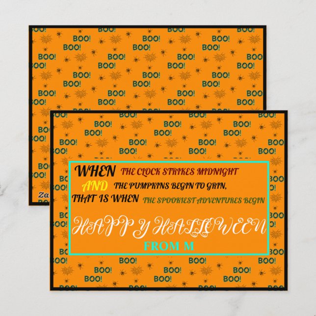 POSTAL FESTIVA COLORIDO COLORIDO DE LA CUETA DE LA FELICIDAD DE H (Anverso / Reverso)