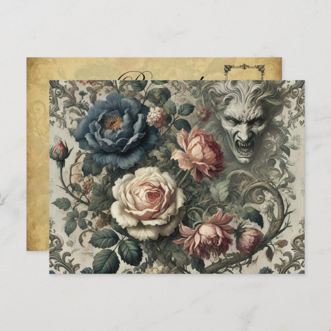 Postal Festiva Comentarios de Snide - Victoria gótica (Anverso / Reverso)