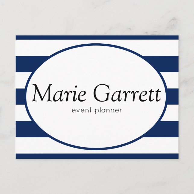 Postal Festiva Comercialización de bandas de la marina clásica (Anverso)