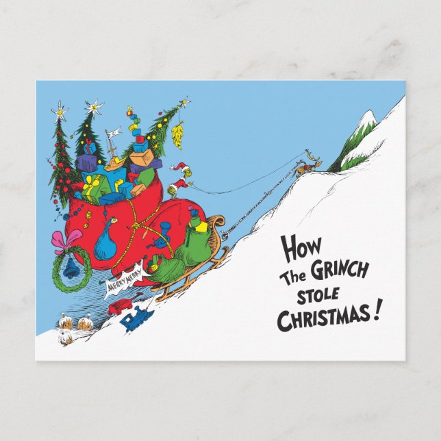 Postal Festiva ¡Cómo se robaron los Navidades Grinch! (Anverso)