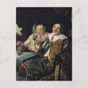 Postal Festiva Compañía de cerezas, 1630