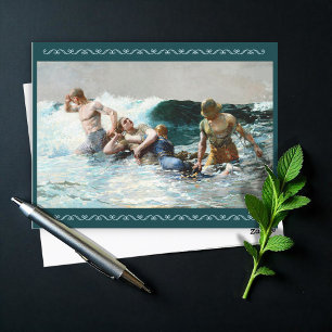 Postal Festiva Comprimido por Winslow Homer