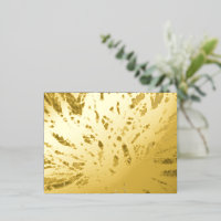 Abstract Gold Butterfly Pattern
