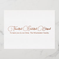 Agradecimiento oro bendecido rosa Acción de Gracia