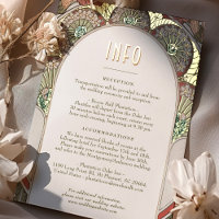 Boda Insertar información de arte moderno vintage 