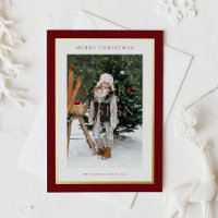 Borgoña: Navidades de fotografía de marco de Relie