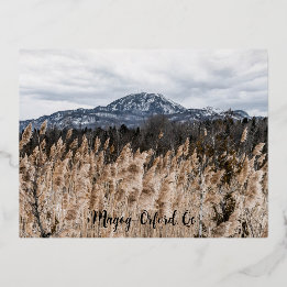 Postal Festiva Con Relieve Metalizado Carte postale Magog-Orford, Qc