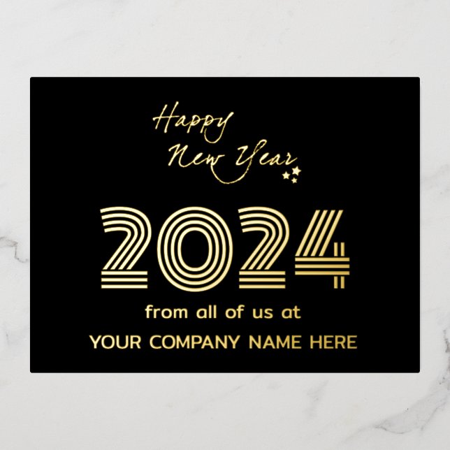 Postal Festiva Con Relieve Metalizado Compañía moderna de código para homosexuales de ne (Anverso)