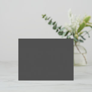 Postal Festiva Con Relieve Metalizado Crea tu propio diseño personalizado gris oscuro