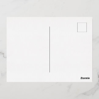 Postal Festiva Con Relieve Metalizado Create Your Own white simple