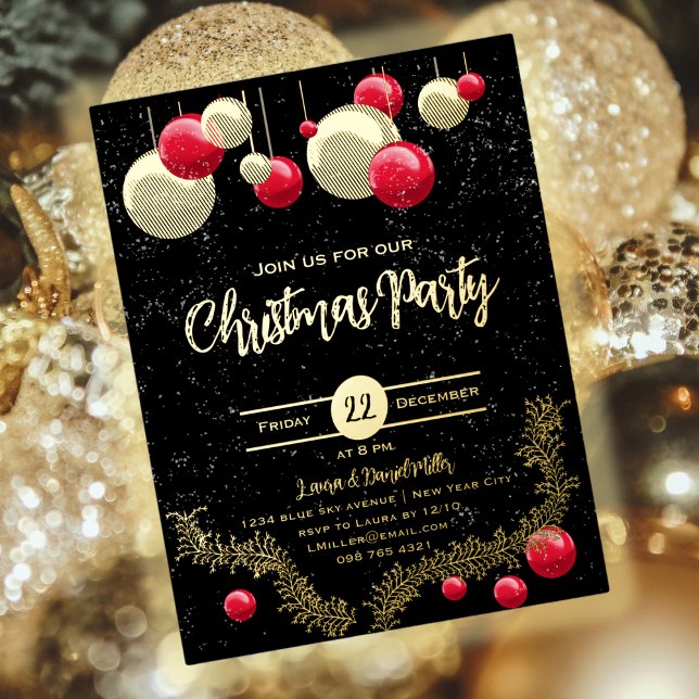 Postal Festiva Con Relieve Metalizado Decoración navideña y nieve (Subido por el creador)