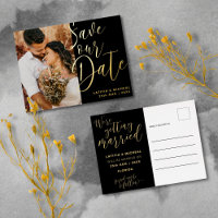 Elegante Save Our Datei de Hoja de Oro Negro