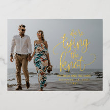 Estamos Atando El Nudo Boda Guardar La Fecha Foto 
