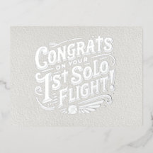 Felicidades por tu primer vuelo individual