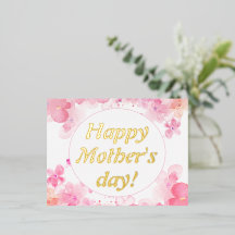 Flores acuáticas Día de la Madre Rosa