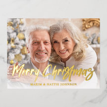 Foto de Felices Fiestas con letra de pincel modern