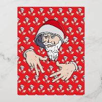 Guay Gangsta Hip Hop Hand Rap Santa Claus