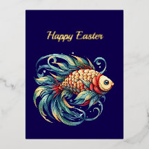 Ilustracion de pescado de Pascua