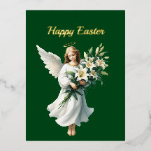 Ilustracion Easter Angel Lilies