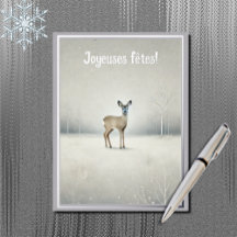 Joyeuses fêtes - roe deer no2