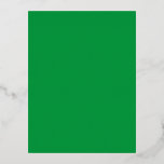 Postal Festiva Con Relieve Metalizado Kelly Green #06983E, Algae<br><div class="desc">Tarjeta postal de vacaciones de Relieve metalizado</div>