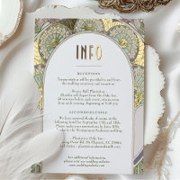 Lilac Boda púrpura INFO Vintage Nouveau Mucha