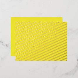 Postal Festiva Con Relieve Metalizado Mejora tu diseño con fondo amarillo