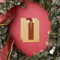 moqueta roja y beige con un borde rojo