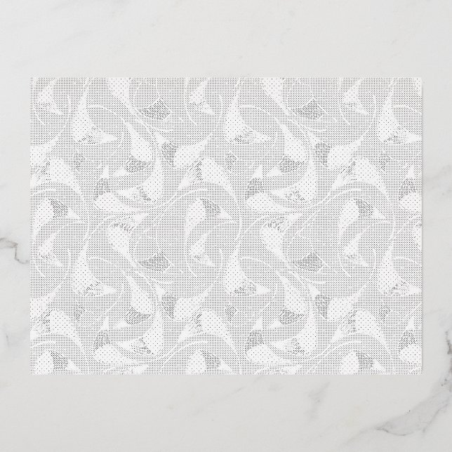 Postal Festiva Con Relieve Metalizado Navidad | Día de Acción de Gracias | Camisetas y r (Anverso)