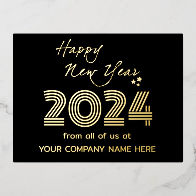 Postal Festiva Con Relieve Metalizado Navidades de código queer de negocios moderno Reli (Anverso)