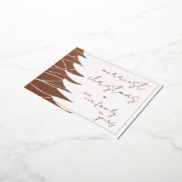 Postal Festiva Con Relieve Metalizado Navidades Más Meritos De Nuestra Familia A Su Moda