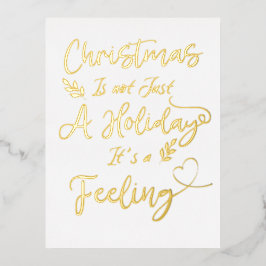 Postal Festiva Con Relieve Metalizado Navidades no es sólo una festividad, es una sensac