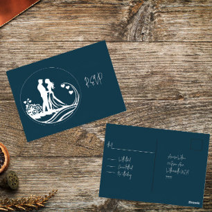 Postal Festiva Con Relieve Metalizado Nuestro Relieve metalizado plateado de parejas de