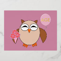 Personalizado Age Birthday Owl